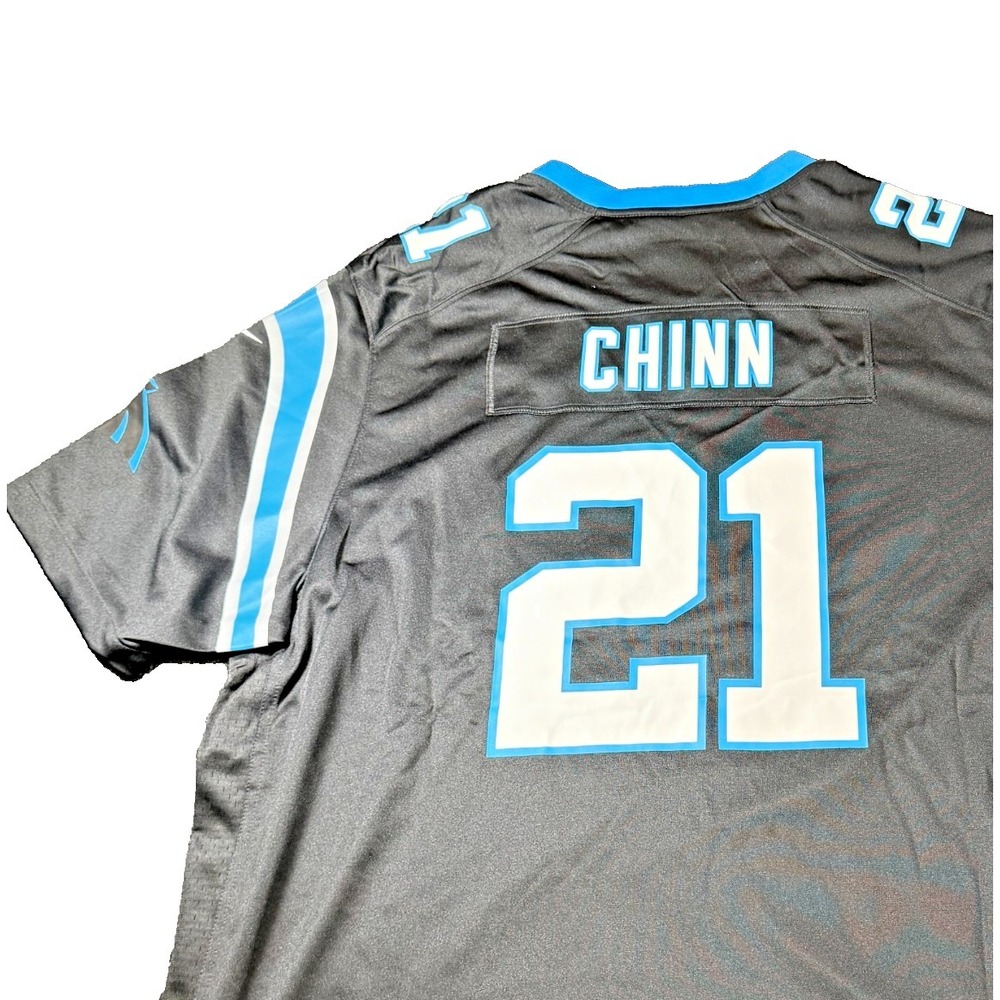Nike Carolina Panthers Jeremy Chinn Jersey Mens 3XL Black NFL On Field NWT